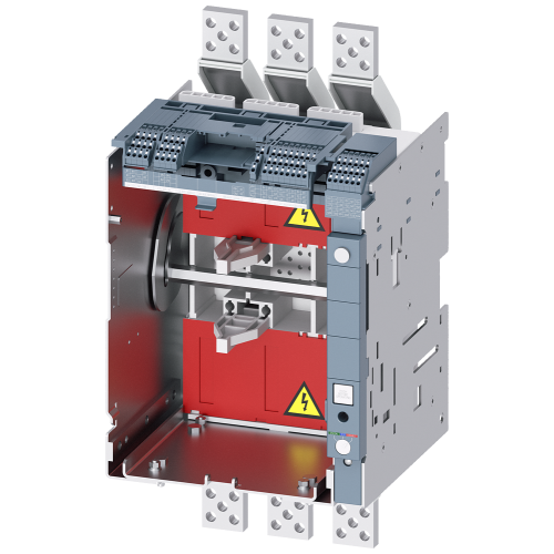 Guide frame for 3WL10 - 3-pole, front-accessible terminal