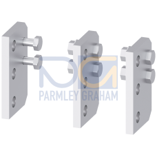 Circular conductor connection piece, 4x240 mm2 for Cu/Al cable lugs, mounted on rear vertical