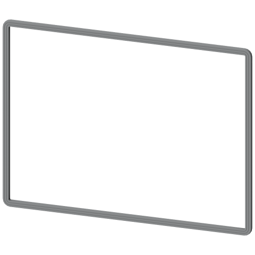 ATC6500 sealing gasket, accessory for ATC6500, for frontside IP65 sealing, 180x240 mm, contains 1 piece