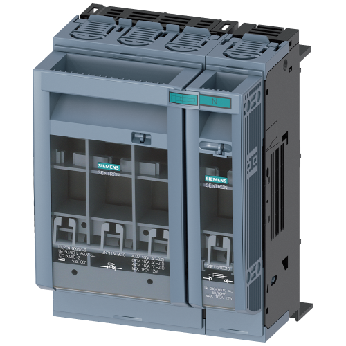 SENTRON, 3NP1 fuse switch disconnector, 4-pole, NH00, 160 A