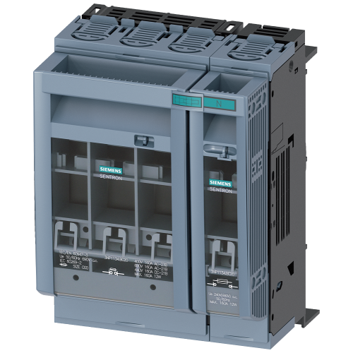SENTRON, 3NP1 fuse switch disconnector, 4-pole, NH00, 160 A
