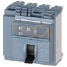 fixed-mounted molded case circuit breaker w. handle frame 1600; 4AUX and trip alarm switch S24; Icu "M" Icu=55kA @ 415V, 4-pole, right ETU320, LI, In=1600A rotary coding switch Ir=640...1600A Ii=1.5.