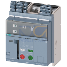 fixed-mounted molded case circuit breaker frame 1600; with RTC and 4AUX trip alarm switch S24; Icu "M" Icu=55kA @ 415V, 3-pole ETU320, LI, In=1600A rotary coding switch Ir=640...1600A Ii=1.5...15 x In