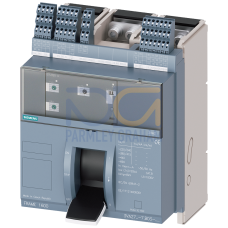 fixed-mounted molded case circuit breaker w. handle frame 1600; 4AUX and trip alarm switch S24; Icu H Icu=85kA @ 415V, 3-pole ETU320, LI, In=1250...