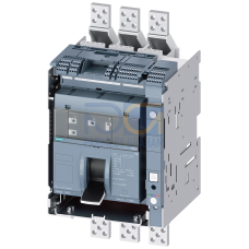 draw-out molded case circuit breaker w. handle with guide frame and PSS frame 1600; 4AUX and trip alarm switch S24; Icu H Icu=85kA @ 415V, 3-pole...