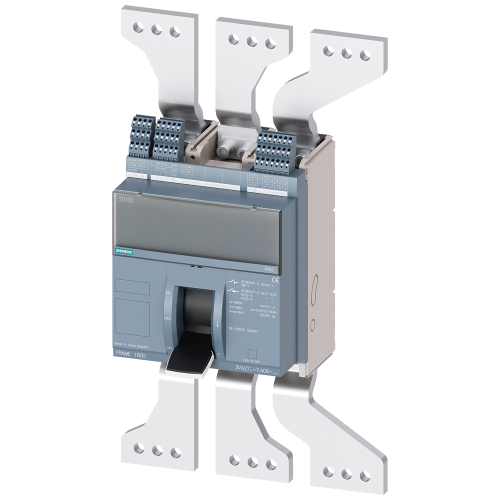 fixed-mounted sw. disconnector with handle frame 1600; 4AUX Icu=55kA @ 415V, 3-pole SD100; In=1250A without overload protection w/o short-circuit p...