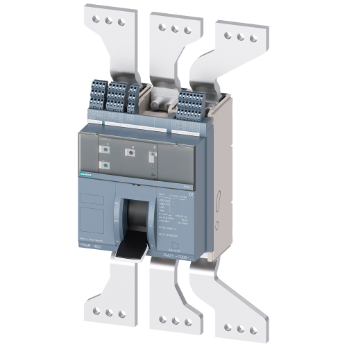 fixed-mounted molded case circuit breaker w. handle frame 1600; 4AUX and trip alarm switch S24; Icu C Icu=110kA @ 415V, 3-pole ETU320, LI, In=160...