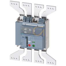fixed-mounted molded case circuit breaker frame 1600; with RTC and 4AUX trip alarm switch S24; Icu M Icu=55kA @ 415V, 4-pole, left ETU320, LI, In...