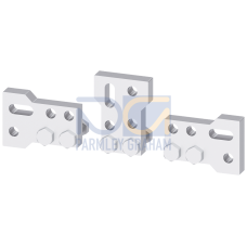 Rear-side, broadened main terminal pieces for mounting