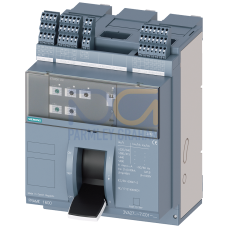 fixed-mounted molded case circuit breaker w. handle frame 1600; 4AUX and trip alarm switch S24; Icu M Icu=55kA @ 415V, 3-pole ETU350, LSI, In=160...