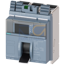 fixed-mounted molded case circuit breaker w. handle frame 1600; 4AUX and trip alarm switch S24; Icu M Icu=55kA @ 415V, 3-pole ETU660, LSIG, In=12...