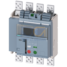 fixed-mounted molded case circuit breaker frame 1600; with RTC and 4AUX trip alarm switch S24; Icu H Icu=85kA @ 415V, 4-pole, left ETU650, LSI, I...