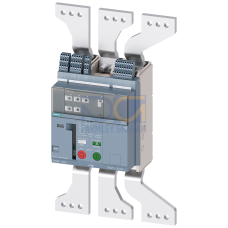 fixed-mounted molded case circuit breaker frame 1600; with RTC and 4AUX trip alarm switch S24; Icu "M" Icu=55kA @ 415V, 3-pole ETU350, LSI, In=1250A rotary coding switch Ir=500...1250A Isd=1...10xIn,
