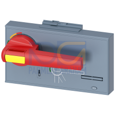 Front mounted rotary operator, EMERGENCY OFF, accessory for circuit breaker 3VA27 (handle)
