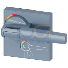 handle f. door-coupling rot. op. mech. standard accessory for circuit breaker 3VA27 (handle)