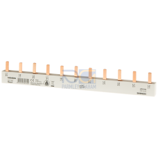 Pin busbar, 10 mm2, connection: 3-phase/+ 8x phase finger-safe