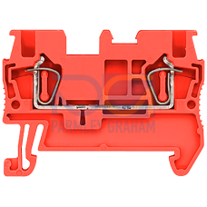 Through-type terminal with spring-loaded connection, cross-section: 1.5 mm2, width: 4.2 mm