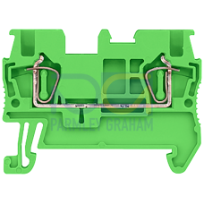 Through-type terminal with spring-loaded connection, cross-section: 1.5 mm2, width: 4.2 mm