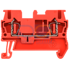 Through-type terminal with spring-loaded connection, cross-section: 2.5 mm2, width: 5.2 mm