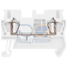 Through-type terminal with spring-loaded connection, cross-section: 2.5 mm2, width: 5.2 mm