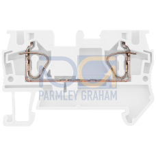 Through-type terminal with spring-loaded connection, cross-section: 4 mm2, width: 6.2 mm