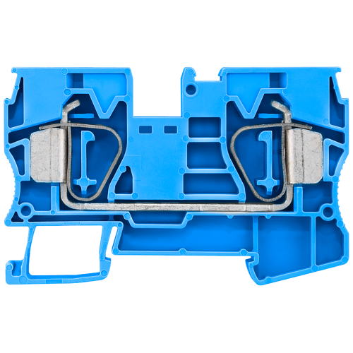 Through-type terminal with spring-loaded connection, cross-section: 1.5-16 mm2, width: 12 mm