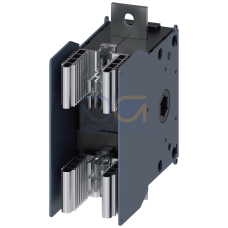 Accessory for 3KF SITOR size 5, fourth pole, switchable, for LV HRC fuse Sz. 2 and 3 for semiconductor protection, flat terminal