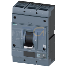 circuit breaker 3VA2 IEC Frame 1000 breaking capacity class M Icu=55 kA @ 415 V 3-pole, motor protection ETU860M, LSIG, In=630 A overload protectio...