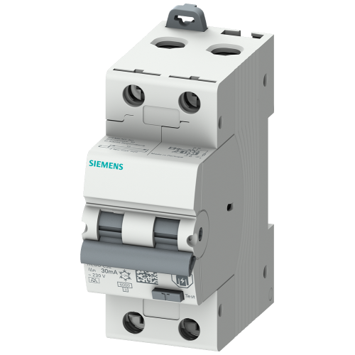 RCBO, 6 kA, 2-pole type A, 30 mA, C char, In: 13 A Un: 230 V