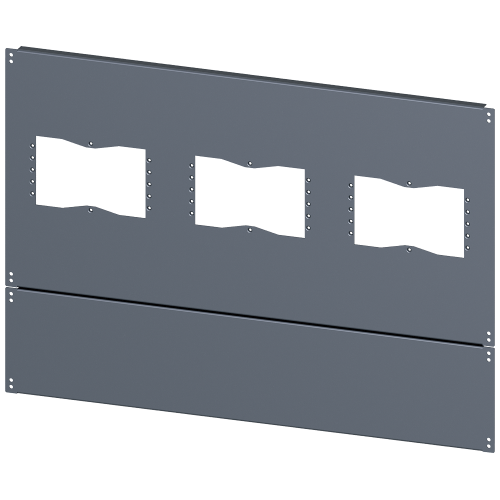 SIVACON, base, with cutouts for flanges, IPXX, T: 800 mm, W: 1000 mm, zinc-plated