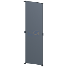 SIVACON, mounting plate, for cabinet rear panel, H: 2000 mm, W: 600 mm, zinc-plated