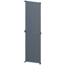 SIVACON, mounting plate, for cabinet rear panel, H: 2200 mm, W: 600 mm, zinc-plated