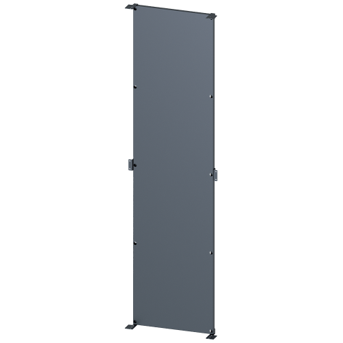 SIVACON, mounting plate, for cabinet rear panel, H: 2200 mm, W: 600 mm, zinc-plated