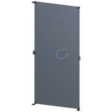 SIVACON, mounting plate, for cabinet rear panel, H: 2000 mm, W: 900 mm, zinc-plated