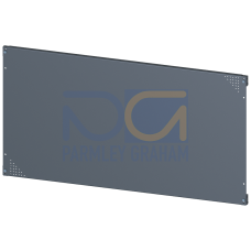 SIVACON, mounting plate, mounting with bracket, perforated, H: 600 mm, W: 1200 mm, zinc-plated