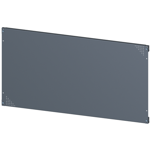 SIVACON, mounting plate, mounting with bracket, perforated, H: 600 mm, W: 1200 mm, zinc-plated