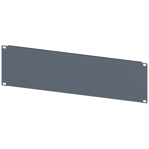 SIVACON, cover, for 19" frame, 3 HU, zinc-plated