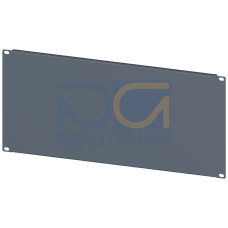 SIVACON, cover, for 19" frame, 5 HU, zinc-plated