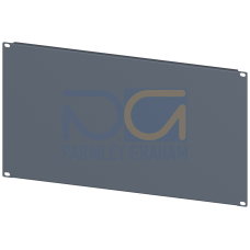 SIVACON, cover, for 19" frame, 6 HU, zinc-plated