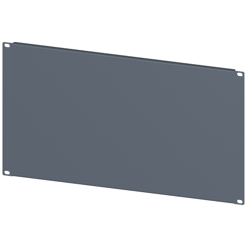 SIVACON, cover, for 19" frame, 6 HU, zinc-plated