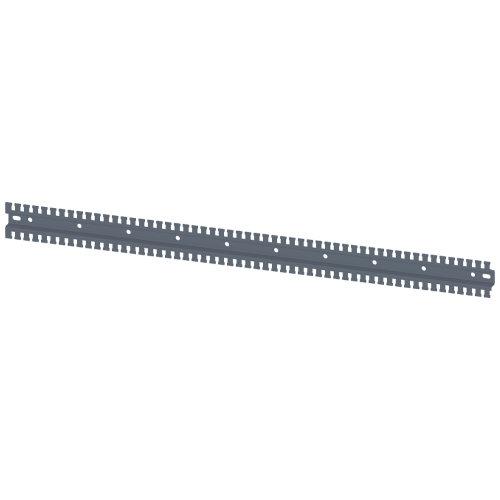 SIVACON, mounting rail, serrated, U- shape L: 1000 mm, zinc-plated