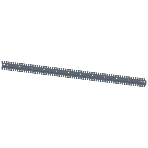 SIVACON, mounting rail, serrated, U- shape L: 1200 mm, zinc-plated