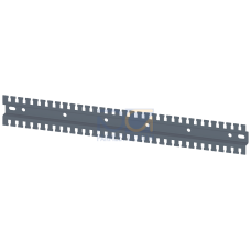 SIVACON, mounting rail, serrated, U- shape L: 600 mm, zinc-plated