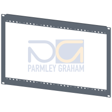 SIVACON, frame for installation of test switches 19", 7 HU, zinc-plated