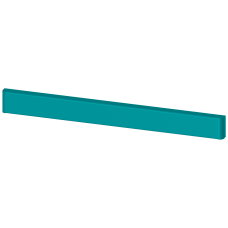 SIVACON, trim strip, W: 600 mm, Petrol