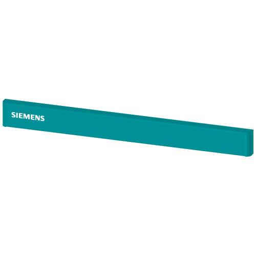 SIVACON, trim strip, W: 600 mm, above the door with Siemens logo, Petrol