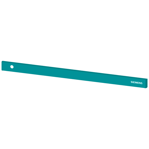 SIVACON, trim strip, W: 1000 mm, above the door with Siemens logo, with cutout for indicator light left, Petrol