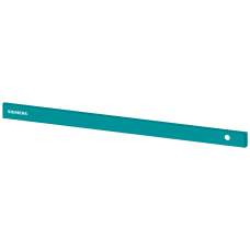 SIVACON, trim strip, W: 1000 mm, above the door with Siemens logo, with cutout for indicator light right, Petrol