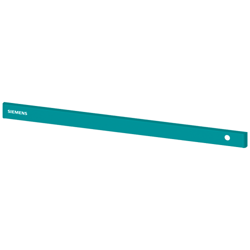 SIVACON, trim strip, W: 1000 mm, above the door with Siemens logo, with cutout for indicator light right, Petrol