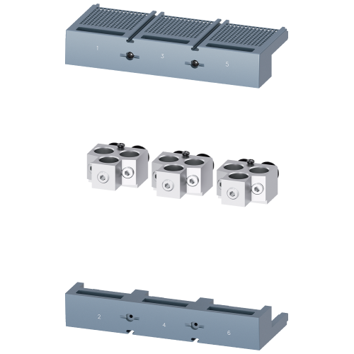 WIRE CONNECTOR 3 CABLES WITH CONTROL WIRE TAP 3 PCS. ACCESSORY FOR: 3VA15/25 1000